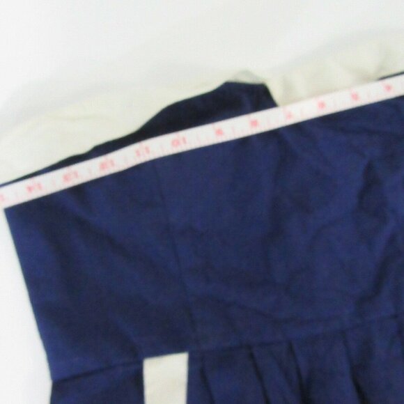 Cope Blue White Sleeveless Dress Size 4 - Picture 7 of 8
